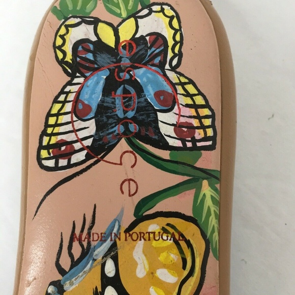 Espace Vintage Hand Painted Butterfly Sandals - Picture 4 of 6